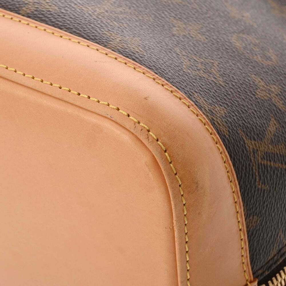 LOUIS VUITTON Authentic Brown Monogram Canvas Alma Bag - Picture 7 of 11
